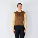 ES16 Supreme Long Sleeve Jersey. Brown / sand