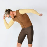 ES16 Supreme Long Sleeve Jersey. Brown / Sand