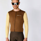 ES16 Supreme Long Sleeve Jersey. Brown / Sand
