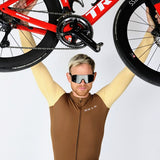 ES16 Supreme Long Sleeve Jersey. Brown / Sand