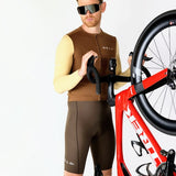 ES16 Supreme Long Sleeve Jersey. Brown / Sand