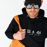 ES16 Fashion Hoodie. Blue Navy. 100% organic cotton