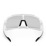 ES16 Enzo cykelbrille. Hvid med photochromic linse + 2 ekstra linser