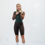 ES16 Supreme Long Sleeve Jersey. Green / Brown