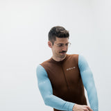 ES16 Long Sleeve Cycling Jersey GRVL Temps - Pattern