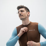 ES16 Long Sleeve Cycling Jersey GRVL Temps - Pattern
