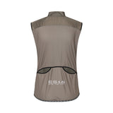 ES16 Open Back vindvest Grey. Women