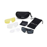 ES16 Enzo cycling glasses. Black with gray polarized lens.
