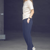 ES16 Lässige Sweathose Navyblau