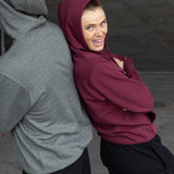ES16 Casual-Hoodie Bordeaux