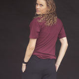 ES16 Klassisches T-Shirt Burgunder