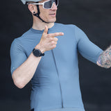 ES16 Cycling Jersey Supreme. Grey blue