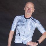ES16 Razor cycling jersey - Poly Wine red