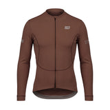 ES16 Thermal Fleece Cycling Jersey. Shaved Chocolate