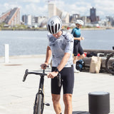 ES16 Razor cycling jersey - Poly Wine red