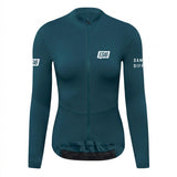 ES16 Thermal Fleece Cykeltrøje. Classic Blue