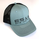 ES16 Cap Deep olive color + black mesh