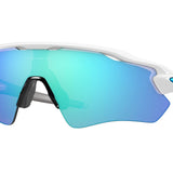 Oakley Radar EV Path Polished White Frame - prism sapphire lens 920873