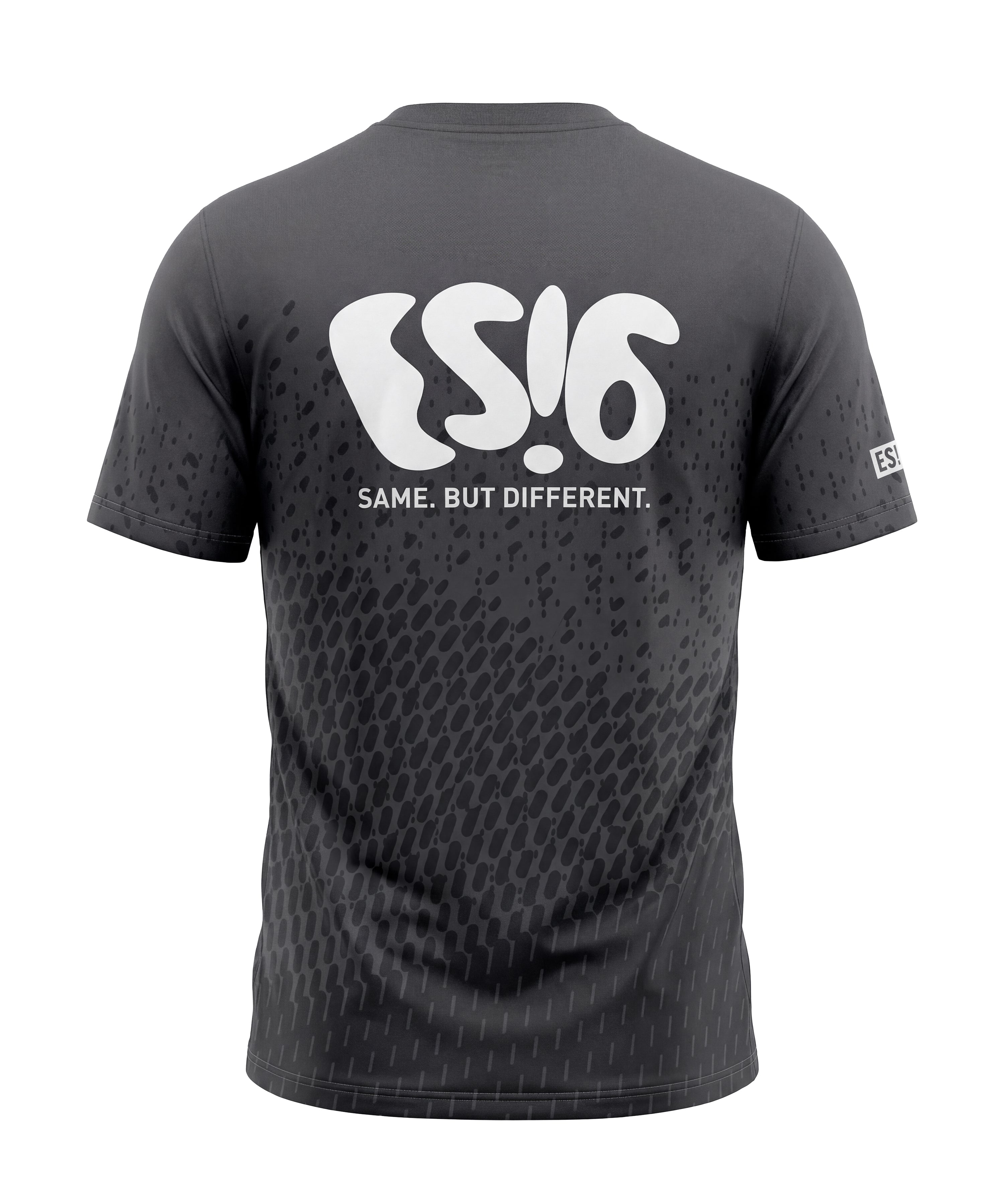 ES16 Along Cat. Løbe T-shirt. Graphite Grey.