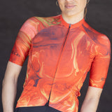 ES16 Razor cykeltrøje -  Marble Orange
