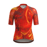 ES16 Razor cykeltrøje -  Marble Orange