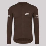 ES16 Thermal Fleece Cykeltröja. Skivad choklad