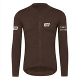 ES16 Thermal Fleece Cykeltröja. Skivad choklad