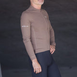 ES16 Supreme Jersey met lange mouwen. Mocca
